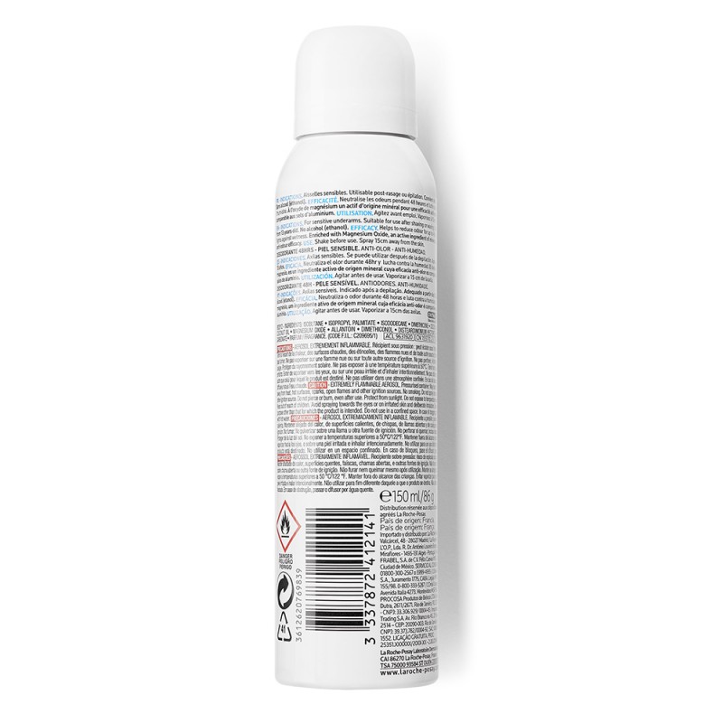 La Roche Posay Physiologique Deodorante 24 h Spray 150 ml