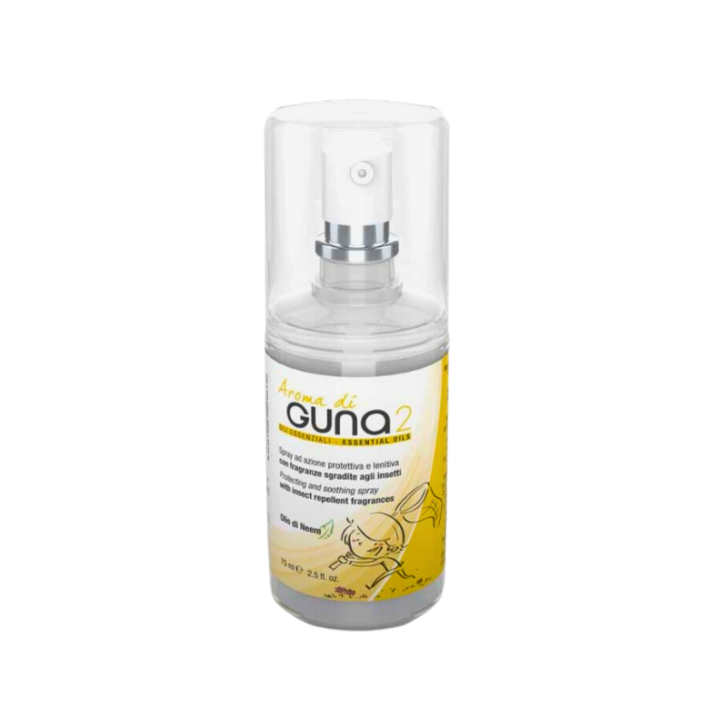 Guna Aroma di Guna 2 Spray Repellente Zanzare e Lenitivo 75ml