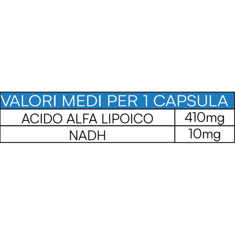 Nadh Acido Alfa Lipoico 30 Capsule da 500 mg