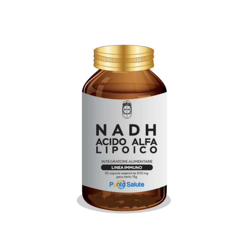 Nadh Acido Alfa Lipoico 30 Capsule da 500 mg Nadh Acido Alfa Lipoico 30 Capsule da 500 mg
