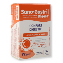 Scatola del Yalacta Sano Gastril Digest Integratore per Digestione 36 Compresse Scatola del Yalacta Sano Gastril Digest Integratore per Digestione 36 Compresse