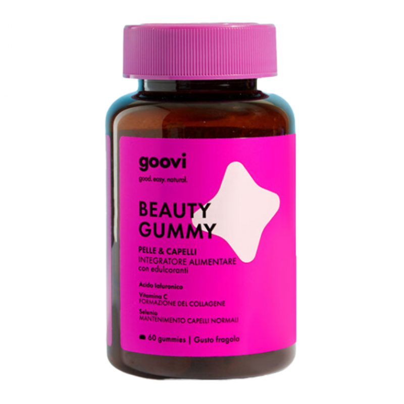 Goovi Beauty Gummy per Salute di Pelle e Capelli 60 Caramelle barattolo Goovi Beauty Gummy per Salute di Pelle e Capelli 60 Caramelle barattolo