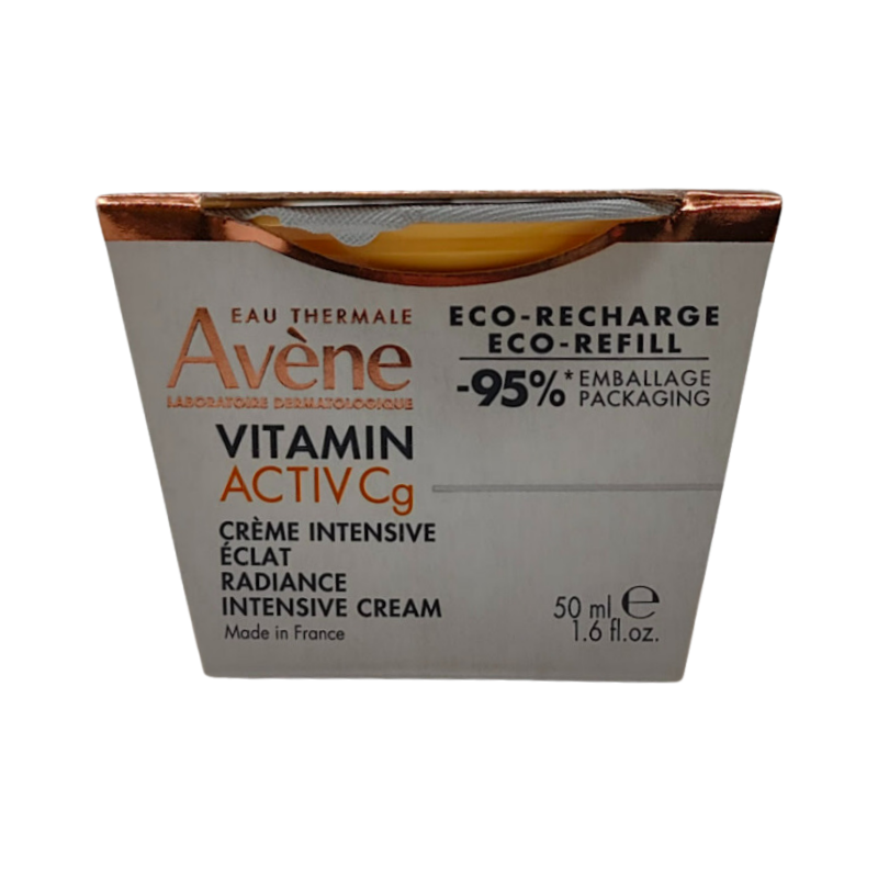 Scatola Avene Vitamin Active Cg Crema Giorno ricarica da 50ml