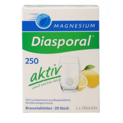 Dott. Cagnola Magnesium Diasporal 250 Aktiv 20 Compresse Effervescenti Dott. Cagnola Magnesium Diasporal 250 Aktiv 20 Compresse Effervescenti