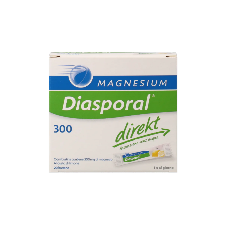 Dott. Cagnola Magnesium Diasporal Integratore di Magnesio 20 Bustine Orosolubili Gusto Limone