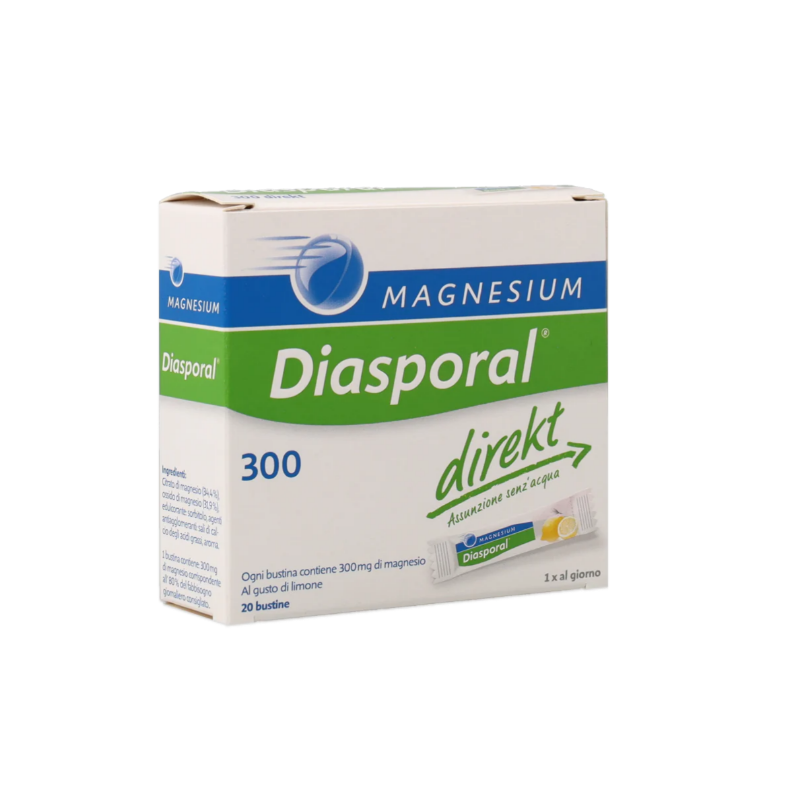 Dott. Cagnola Magnesium Diasporal Integratore di Magnesio 20 Bustine Orosolubili Gusto Limone