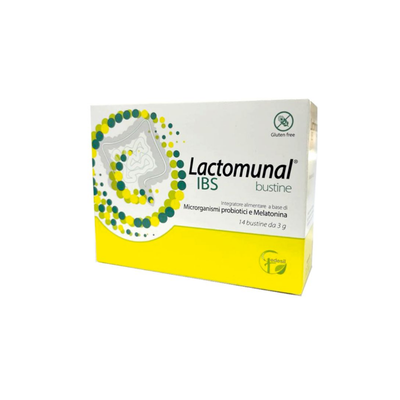 Lactomunal Ibs Integratore per Flora Intestino 14 Bustine Singole Lactomunal Ibs Integratore per Flora Intestino 14 Bustine Singole