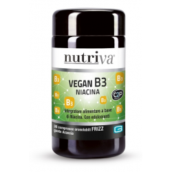 barattolo Nutriva Vegan B3 Fizz 30 Compresse Gusto Arancia barattolo Nutriva Vegan B3 Fizz 30 Compresse Gusto Arancia