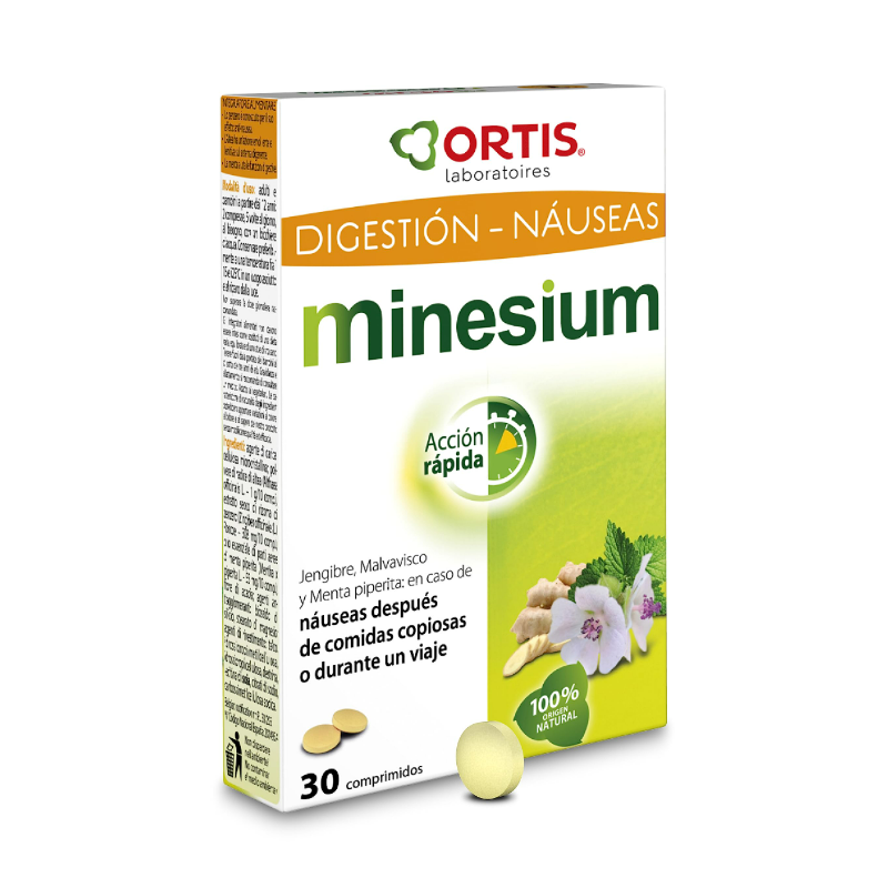 scatola di Ortis Minesium Integratore per Benessere Gastrointestinale 30 Compresse scatola di Ortis Minesium Integratore per Benessere Gastrointestinale 30 Compresse