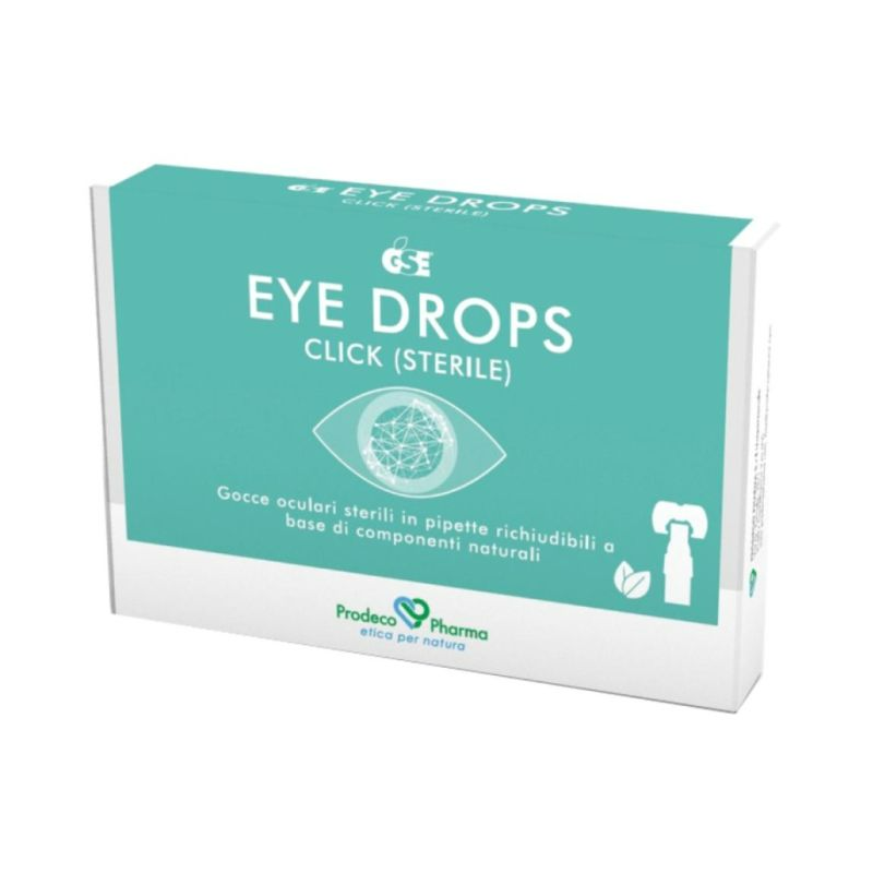 scatola di GSE Eye Drops Click Collirio per Occhi Secchi 10 Fiale