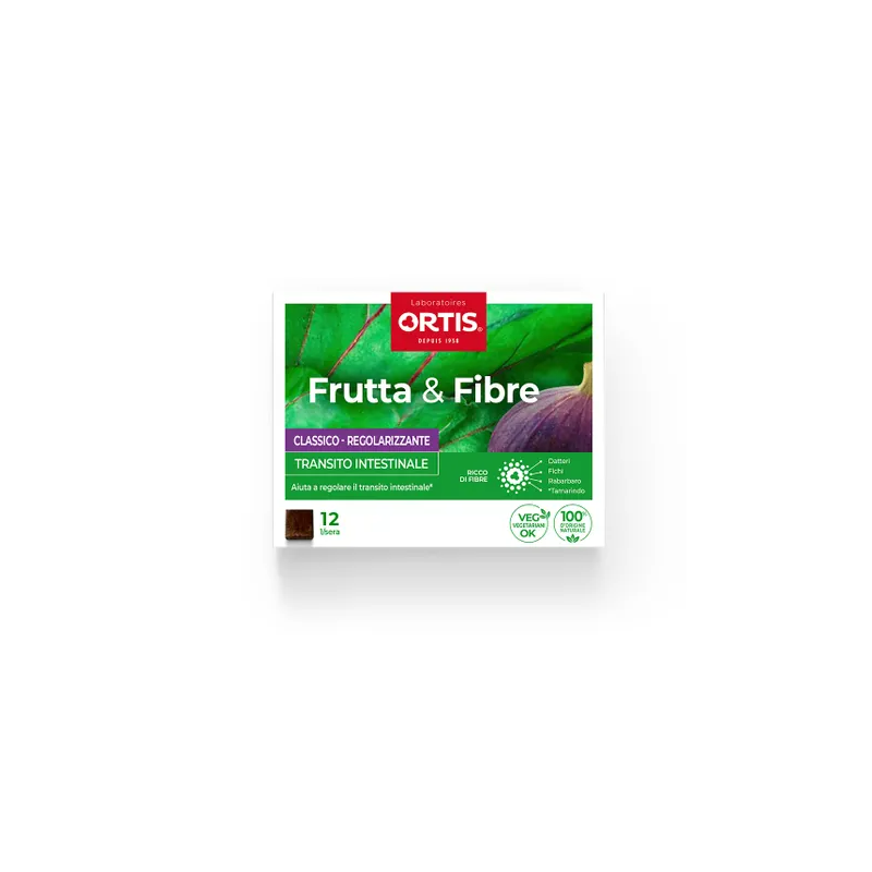 Frutta e Fibre Classico Integratore per Benessere Intestinale 12 Cubetti Frutta e Fibre Classico Integratore per Benessere Intestinale 12 Cubetti