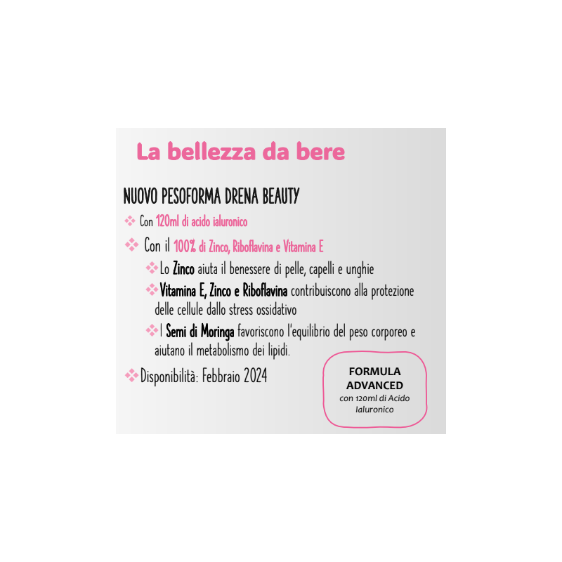 Pesoforma Drena Beauty 500ml Pesoforma Drena Beauty 500ml