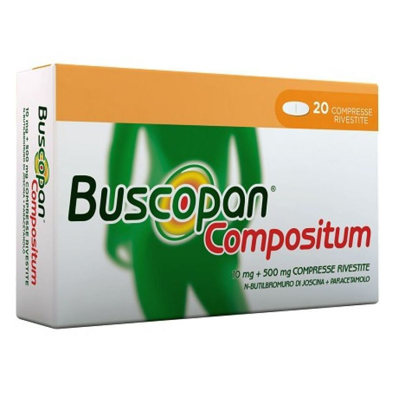 Buscopan Compositum 20 Compresse per Spasmi e Coliche