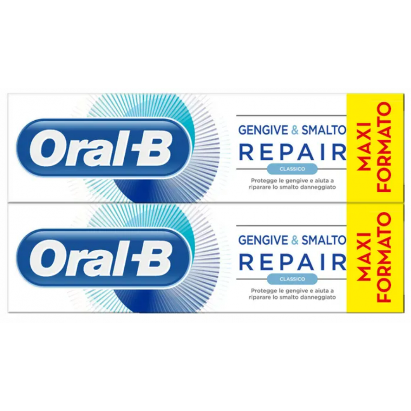 Scatola doppia Oral-B Dentifricio Gengive e Smalto Repair 2x75ml