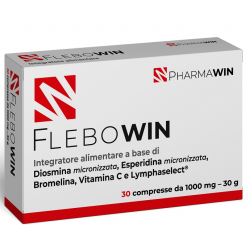 Pharmawin Flebowin Integratore per Circolazione Venosa 30 Compresse Pharmawin Flebowin Integratore per Circolazione Venosa 30 Compresse