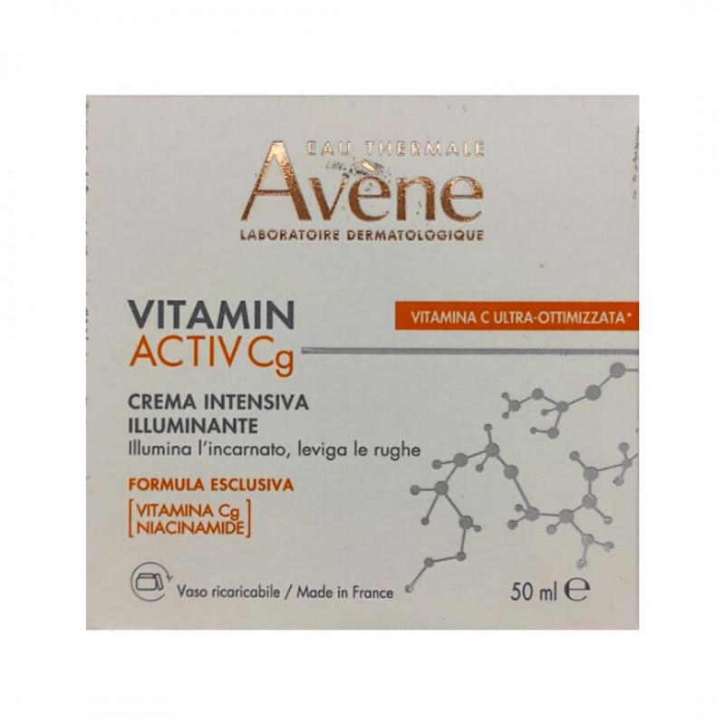 Fronte Scatola Avene Vitamin Active Cg Crema Giorno da 50ml