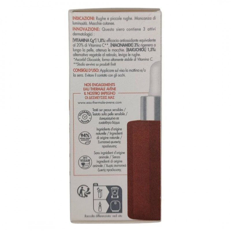 Avene Vitamin ActivCg Siero Correttore Illuminante Antietà 30ml Avene Vitamin ActivCg Siero Correttore Illuminante Antietà 30ml