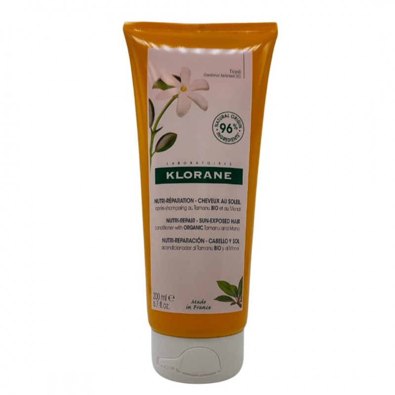Flacone Klorane Nutri Repair Balsamo Nutritivo Protettivo Doposole al Monoi 200ml Flacone Klorane Nutri Repair Balsamo Nutritivo Protettivo Doposole al Monoi 200ml