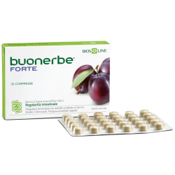 scatola di Buonerbe Forte Integratore per Regolarità Intestinale 30 Compresse
