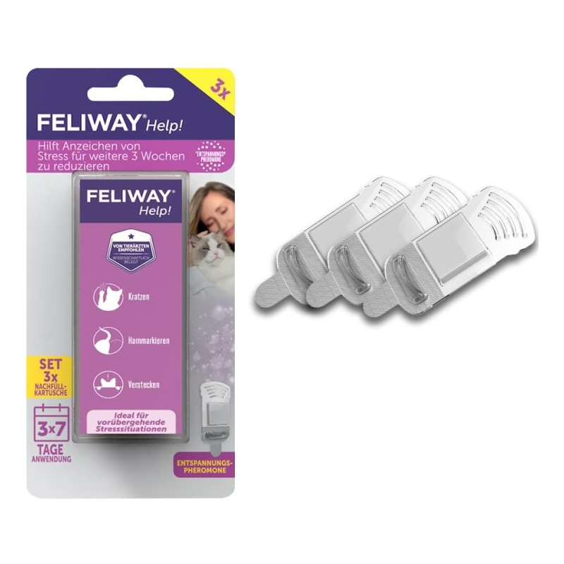 confezione di Feliway Help 3 Ricariche confezione di Feliway Help 3 Ricariche