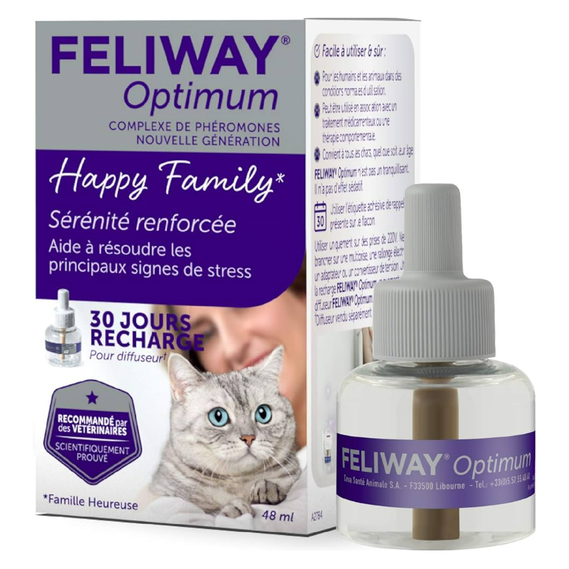 scatola di Feliway Optimum Ricarica 48ml