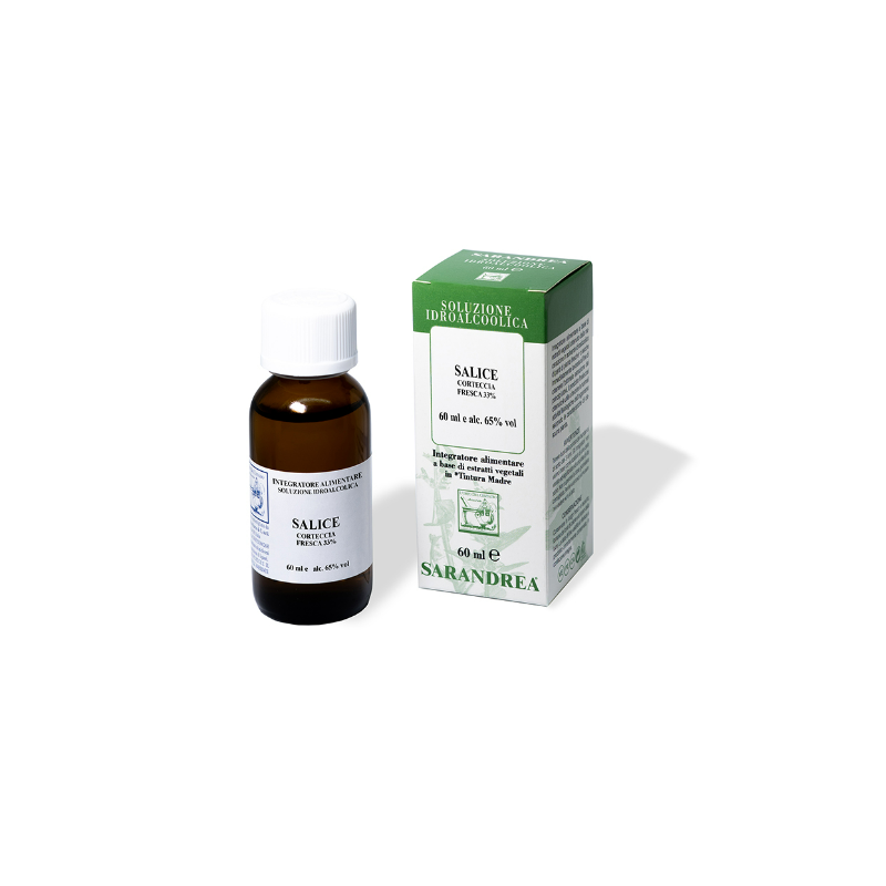Flacone con Sarandrea Salice Integratore per Dolori Muscolari e Articolari 60ml Flacone con Sarandrea Salice Integratore per Dolori Muscolari e Articolari 60ml