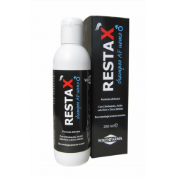 flacone di Restax Shampoo Anti Forfora Uomo 200ml flacone di Restax Shampoo Anti Forfora Uomo 200ml