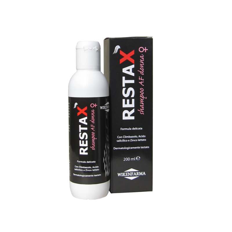 flacone di Restax Shampoo Anti Forfora e Prurito per Donna 200ml