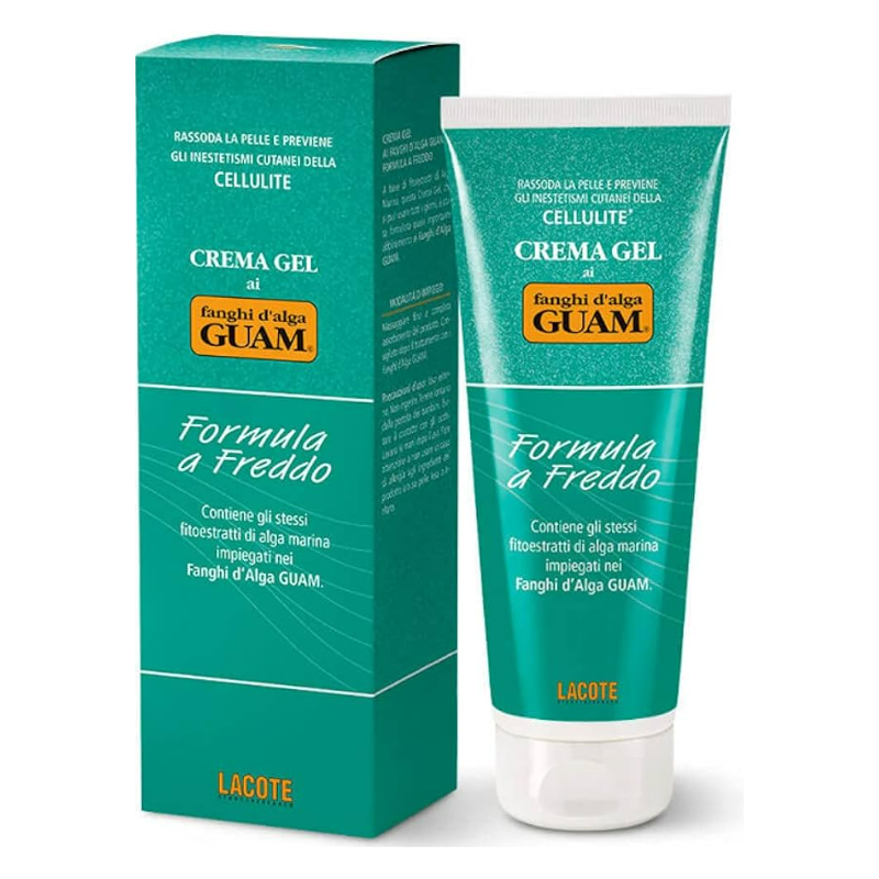 confezione di Guam Crema Gel Fango Effetto Freddo Anticellulite 250 ml
