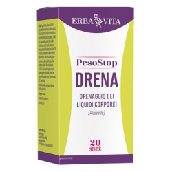 scatola di Erba Vita Peso Stop Drena Integratore Drenante 20 Stick scatola di Erba Vita Peso Stop Drena Integratore Drenante 20 Stick