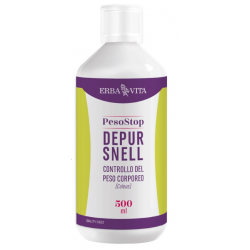 Erba Vita Peso Stop Depur Snell Integratore Controllo del Peso 500ml Erba Vita Peso Stop Depur Snell Integratore Controllo del Peso 500ml