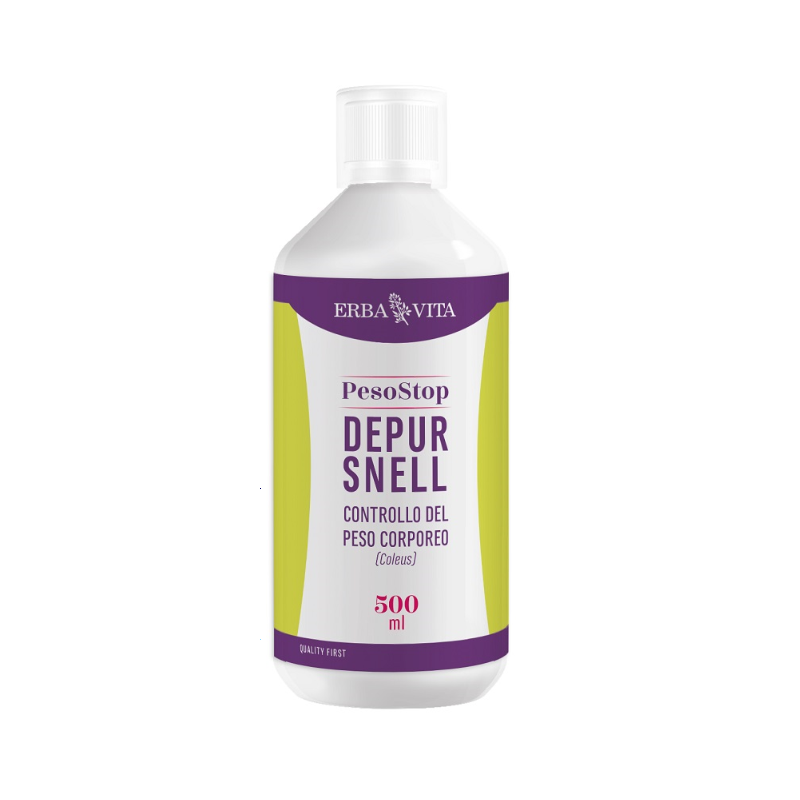 Erba Vita Peso Stop Depur Snell Integratore Controllo del Peso 500ml Erba Vita Peso Stop Depur Snell Integratore Controllo del Peso 500ml