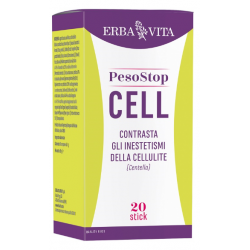 Erba Vita Peso Stop Cell Integratore per Cellulite 20 Stick Erba Vita Peso Stop Cell Integratore per Cellulite 20 Stick