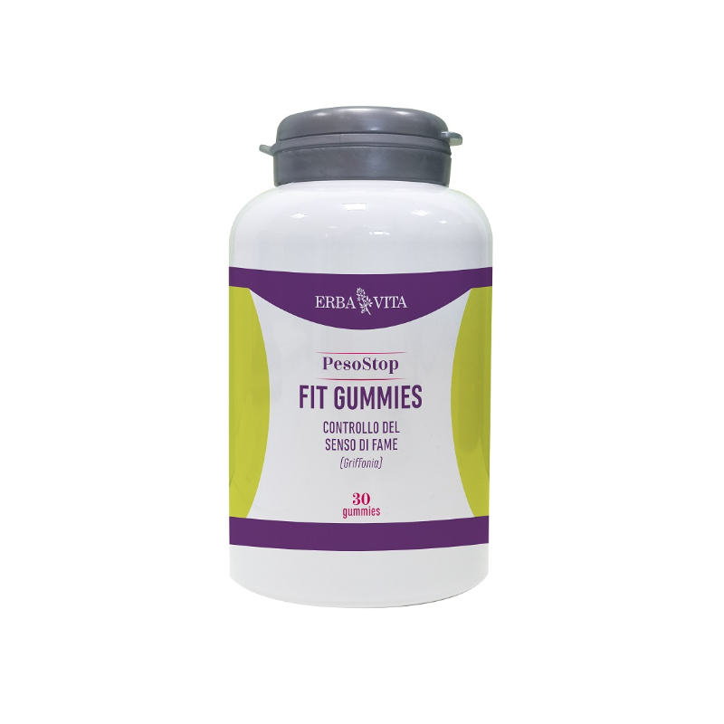 flacone di Erba Vita Peso Stop Fit Gummies Controllo della Fame 30 Gommose flacone di Erba Vita Peso Stop Fit Gummies Controllo della Fame 30 Gommose