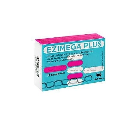 Ezimega Plus Integratore per Colesterolo 20 Capsule Singole