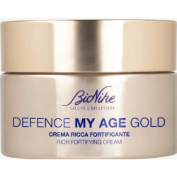 vasetto di Bionike Defence My Age Gold Crema Fortificante per Pelli Mature 50ml