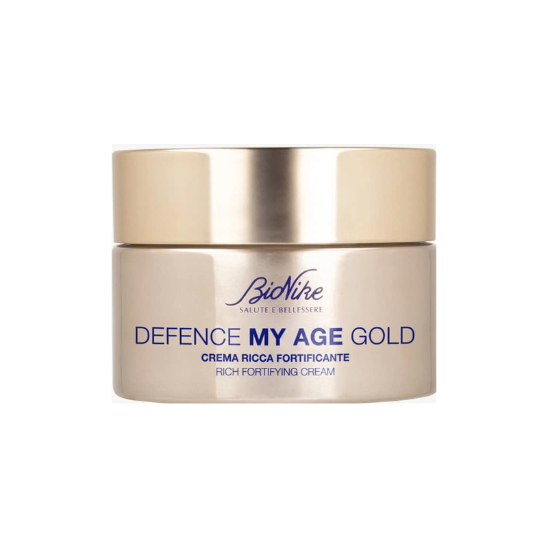 vasetto di Bionike Defence My Age Gold Crema Fortificante per Pelli Mature 50ml