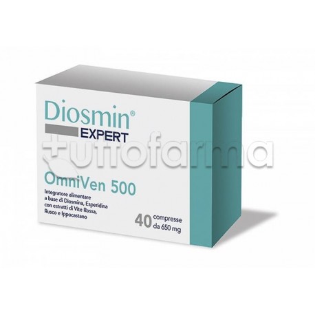 Diosmin expert OmniVen 500 integratore per gambe pesanti - 40 compresse