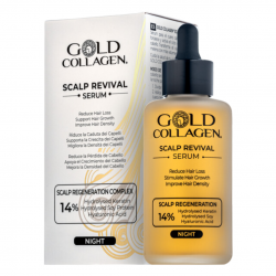 Gold Collagen Scalp Revival Lozione Anti Caduta Capelli 100ml scatola e flacone Gold Collagen Scalp Revival Lozione Anti Caduta Capelli 100ml scatola e flacone