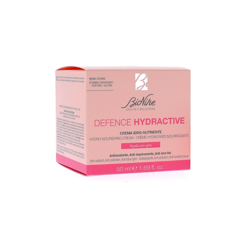 Scatola Bionike Defence Hydractive Crema Idro-Nutriente per pelli secche 50ml