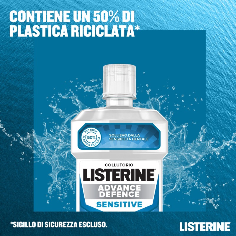 Listerine Advanced Defense Sensitive Collutorio 500ml