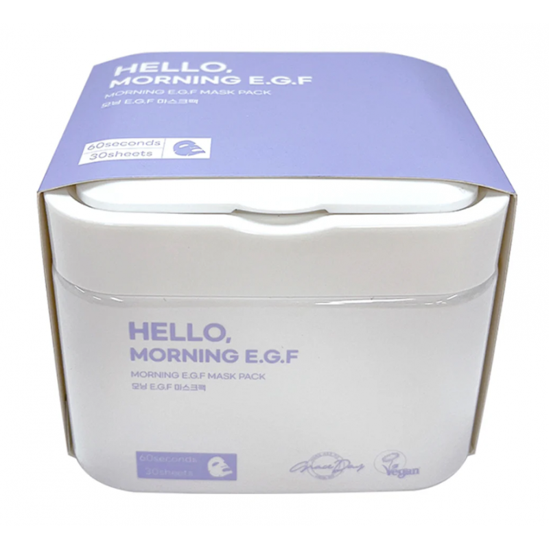 Grace Day Hello Maschere Coreane E.G.F. Purificanti 30 Maschere scatola
