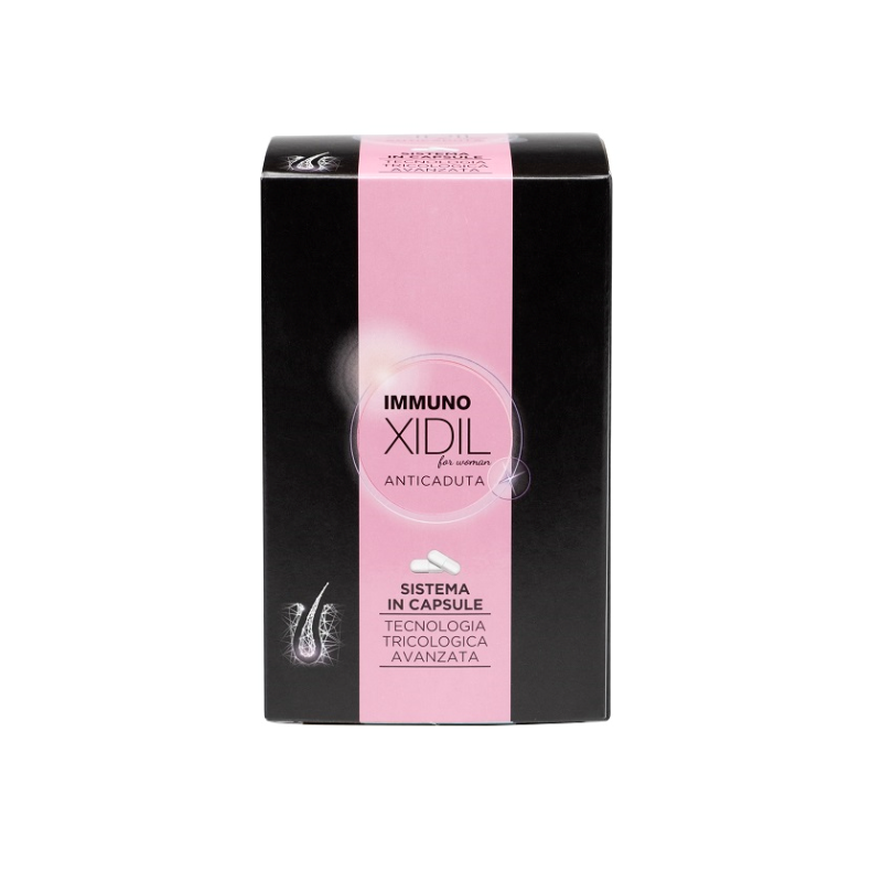 Scatola Immunoxidil Donna Integratore per Capelli 60 Capsule Scatola Immunoxidil Donna Integratore per Capelli 60 Capsule
