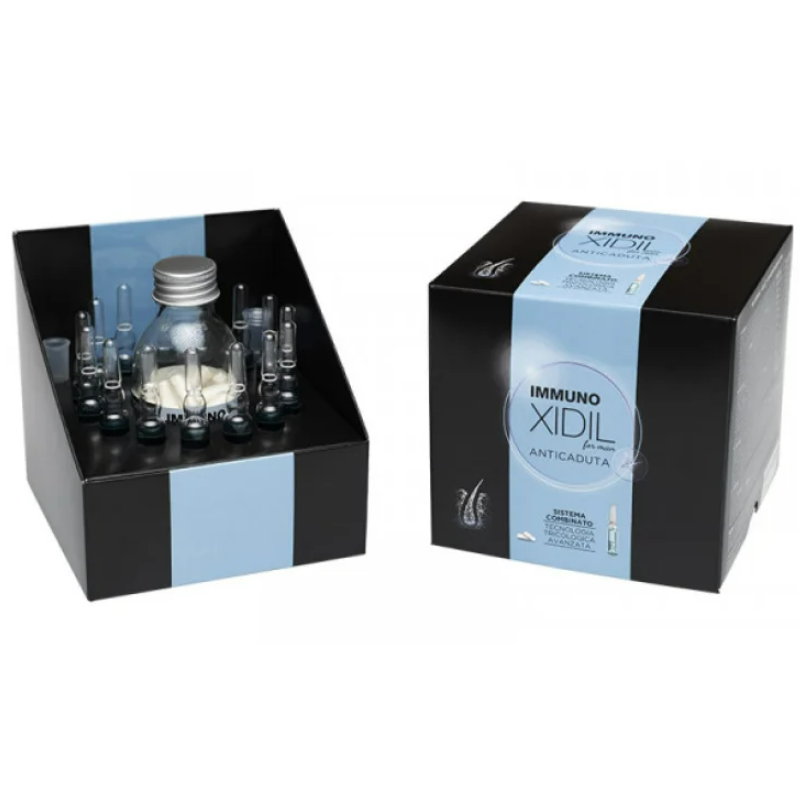 scatola di Immunoxidil Kit Anticaduta per Uomo 1 Pezzo scatola di Immunoxidil Kit Anticaduta per Uomo 1 Pezzo