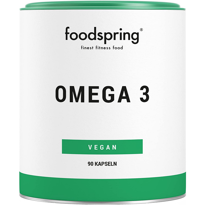 Foodspring Omega 3 Integratore Alimentare 90 Capsule barattolo Foodspring Omega 3 Integratore Alimentare 90 Capsule barattolo