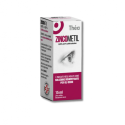 scatola di Zincometil 0,02% + 0,01% Collirio Disinfettante 15ml scatola di Zincometil 0,02% + 0,01% Collirio Disinfettante 15ml