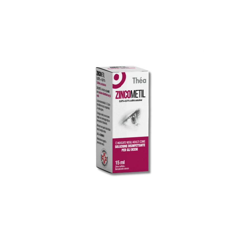 scatola di Zincometil 0,02% + 0,01% Collirio Disinfettante 15ml