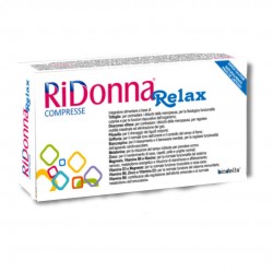 Scatola di RiDonna Relax Integratore per Benessere Durante la Menopausa 30 Compresse Scatola di RiDonna Relax Integratore per Benessere Durante la Menopausa 30 Compresse