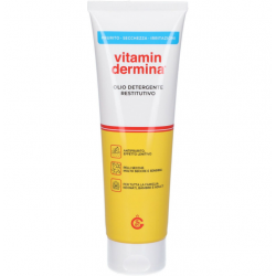 flacone di Vitamindermina Olio Detergente per Pelle Secca 250 ml flacone di Vitamindermina Olio Detergente per Pelle Secca 250 ml