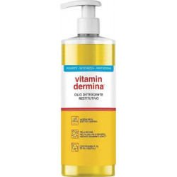 flacone di Vitamindermina Olio Detergente per Pelle Secca 500 ml flacone di Vitamindermina Olio Detergente per Pelle Secca 500 ml